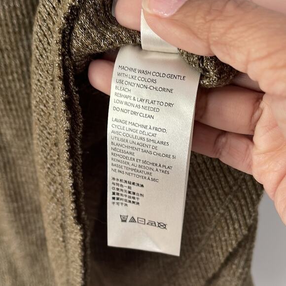 Free People We the Free Blossom Thermal Balloon Sleeve Top Size Medium - Picture 4 of 8